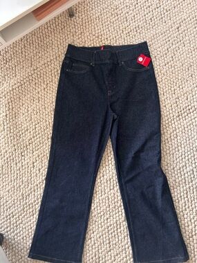 NEW SPANX Red-Tag Medium Blue Denim Jeans